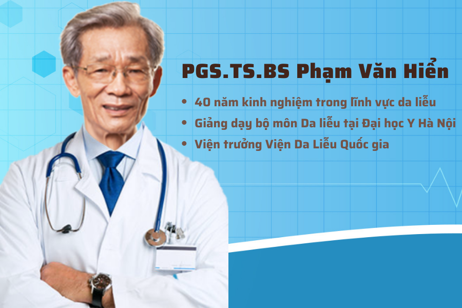 PGS.TS.BS Phạm Văn Hiển chuyên gia da liễu và bệnh xã hội