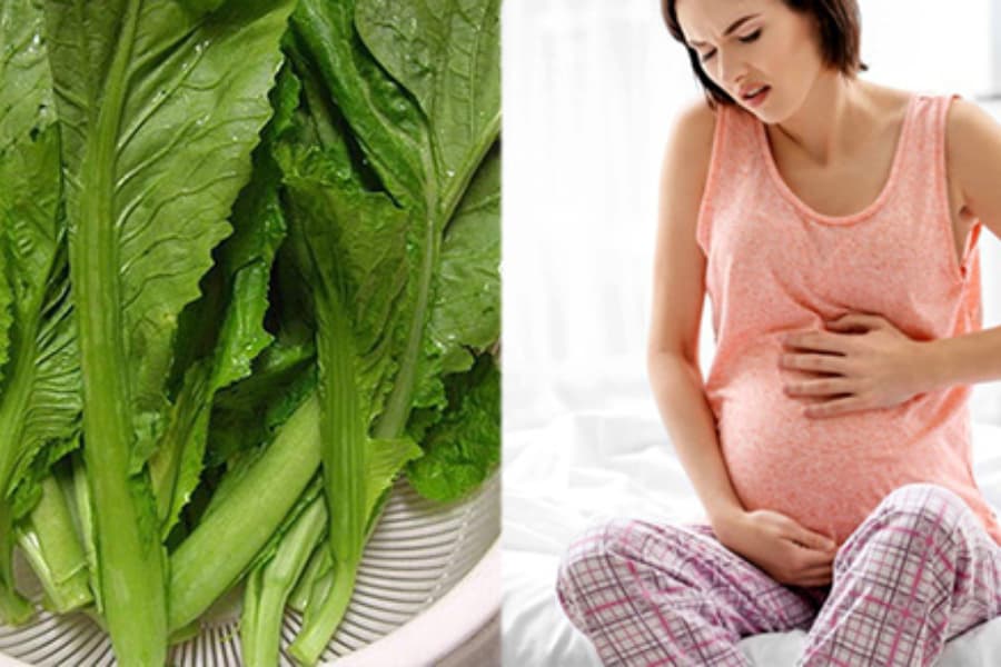 Nhiều trường hợp đối tượng mẹ bầu 3 tháng đầu cần lưu ý khi ăn rau cải đắng