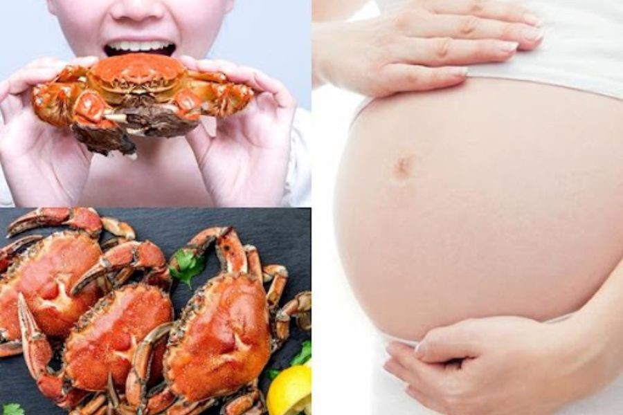 Trong 3 tháng đầu, mẹ bầu nên tránh ăn cua, ghẹ để hạn chế bị thừa canxi