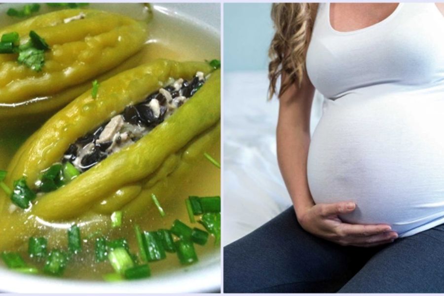 Mẹ bầu nên ăn khổ qua từ tháng thứ 4 trở đi